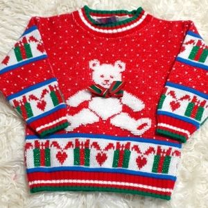 Vtg Heartworks Christmas Sweater